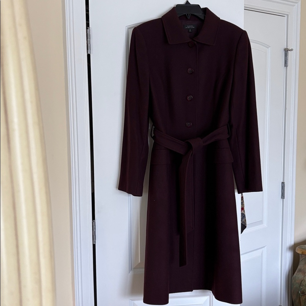 Women's Burgundy Coat